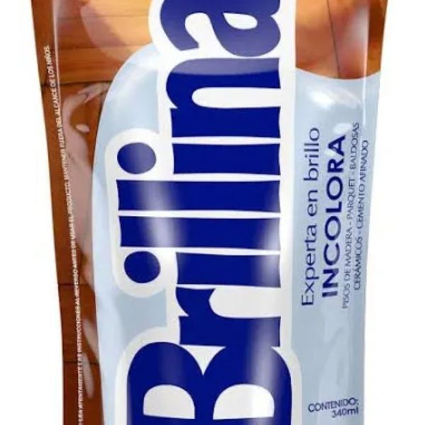 Cera Piso Brillina Incolora 340 ml.