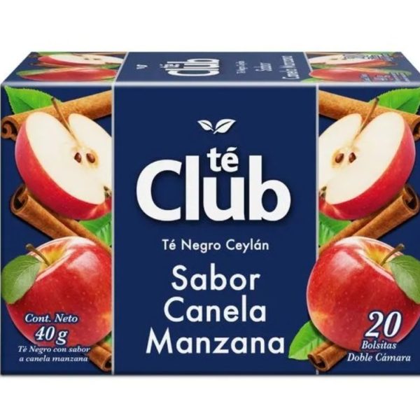 Te Club sabor Canela Manzana 20 bolsitas