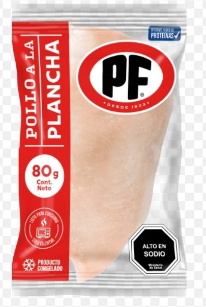 POLLO A LA PLANCHA PF 80 GR.