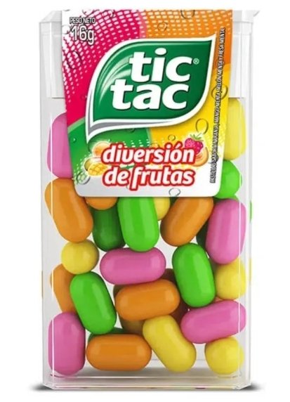 TIC TAC DIVERSIÓN DE FRUTAS 16 GR.