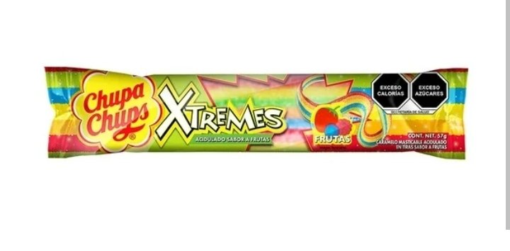 2025/07/1000186417.jpg CHUPA CHUPS XTREMES SABOR FRUTAS 57 GR. - Imagen 1