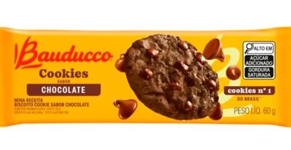 COOKIES SABOR CHOCOLATE BAUDUCCO 60 GR.