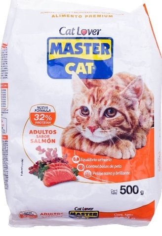MASTER CAT ADULTO SABOR SALMÓN 500 GR.
