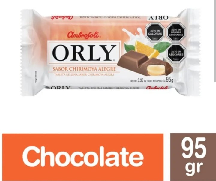 2025/07/1000186830.jpg CHOCOLATE ORLY SABOR CHIRIMOYA ALEGRE 95 GR. - Imagen 1