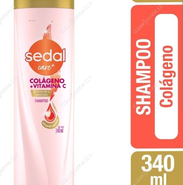 SHAMPOO COLÁGENO + VITAMINA C 340 ML.
