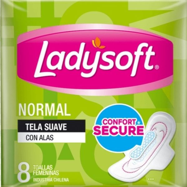 TOALLAS FEMENINAS NORMAL LADÝSOFT 8 UNID