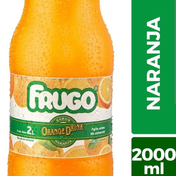 JUGOS FRUGO SABOR NARANJA 2 LITROS.