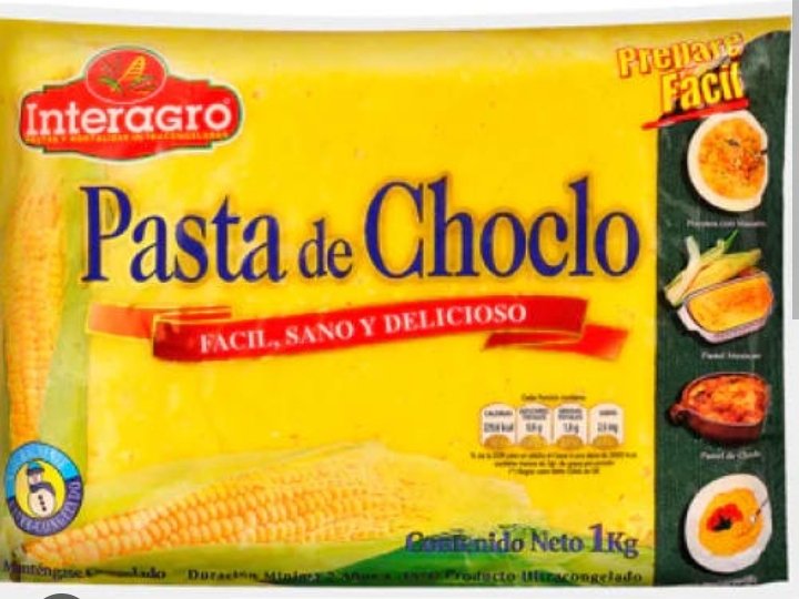 2025/07/1000188193.jpg PASTA DE CHOCLO INTERAGRO 1 KILO. - Imagen 1