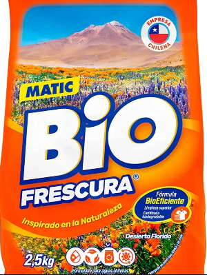 DETERGENTE BIO FRESCURA 2.5KG