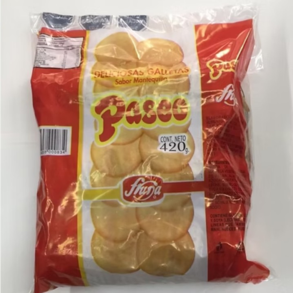 GALLETA SABOR MANTEQUILLA PASEO FRUNA