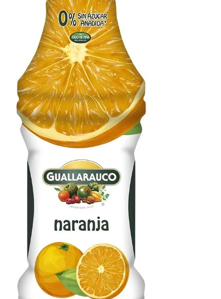 JUGO SIN AZÚCAR GUALLARAUCO NARANJA 1L