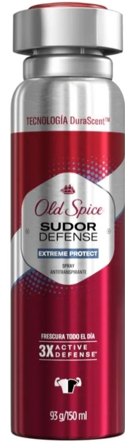 2025/08/1000191198.jpg DESODORANTE AEROSOL OLD SPICE SUDOR DEFENSE EXTREME PROTECT 150 ML. - Imagen 1