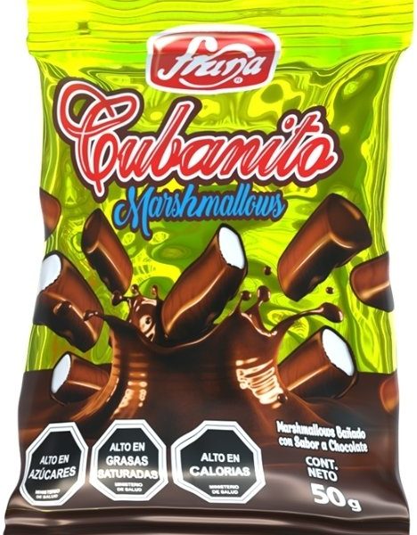 CUBANITOS FRUNA 50 GR.