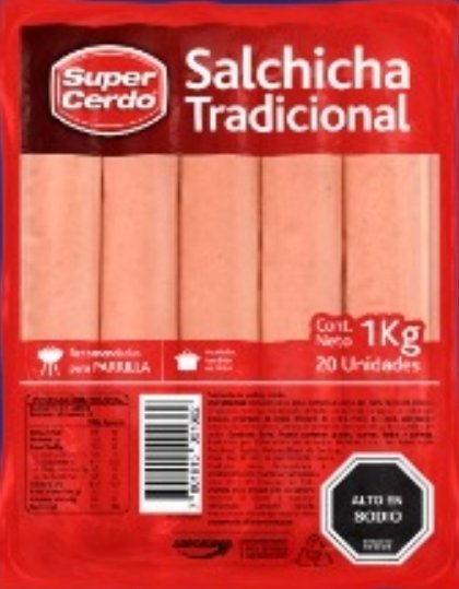SALCHICHA 20 UNID. SUPER CERDO