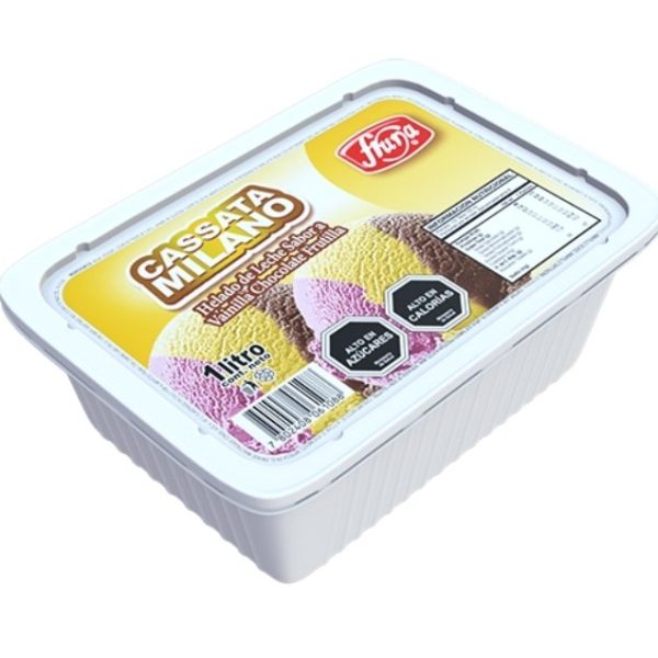 CASATA MILANO 3 SABORES 1 LITRO FRUNA HELADO