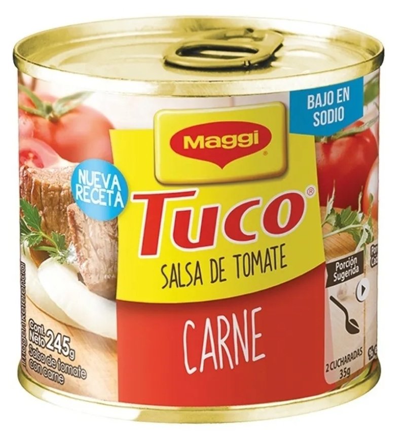 2025/09/1000291682.jpg SALSA TOMATE CARNE TUCO MAGGI 245 GRS. - Imagen 1