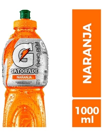 GATORADE NARANJA 1 LITRO BEBIDA HIDRATANTE