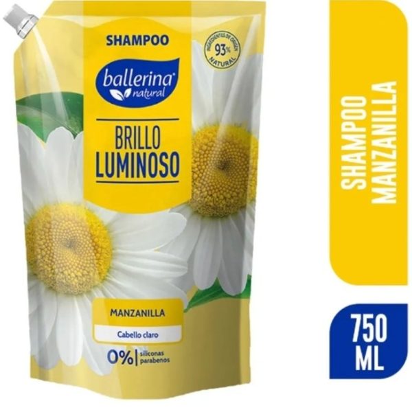 SHAMPOO MANZANILLA BALLERINA 750 ML.