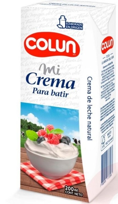 2025/10/1000197041.jpg CREMA DE LECHE NATURAL COLUN 200 GR. - Imagen 1