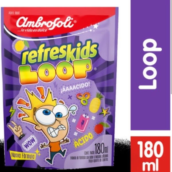 REFRESKIDS SABOR LOOP AMBROSOLI 180 ML.