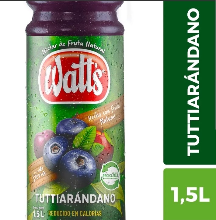 2025/10/1000197088.jpg JUGOS SABOR TUTTIARÁNDANO WATTS 1.5 L - Imagen 1