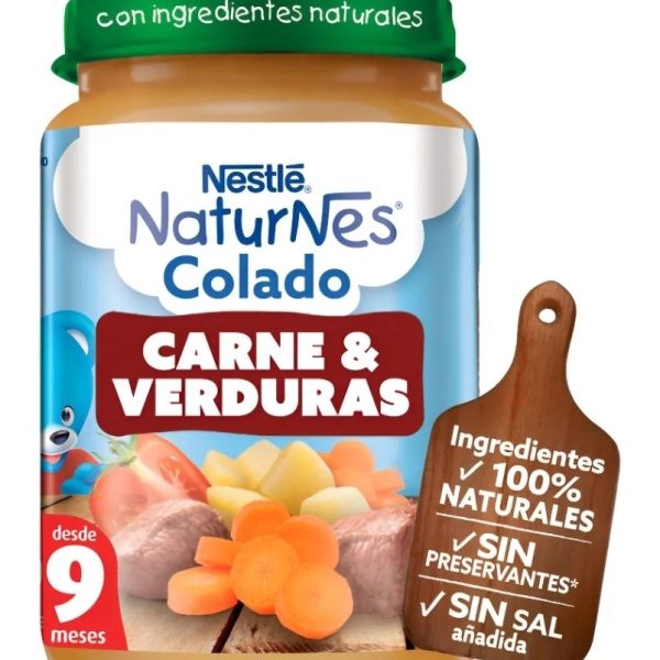 COLADO NESTLE NATURNES CARNE Y VERDURA 205 GRAMOS