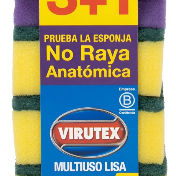ESPONJA MULTIUSO 4 UNIDADES