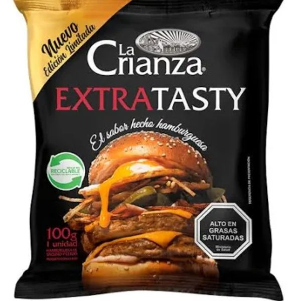 HAMBURGUESA EXTRATASTY 100 GRAMOS  LA CRIANZA