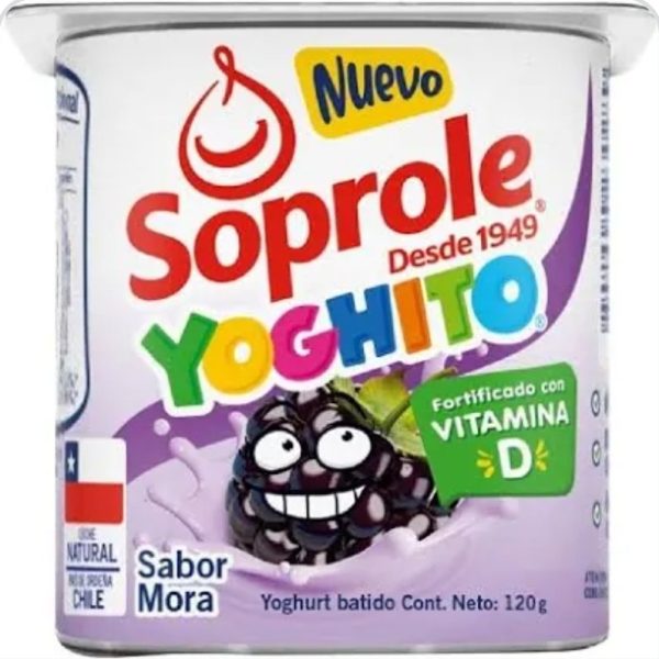 YOGURT YOGHITO SOPROLE MORA 140 GRAMOS