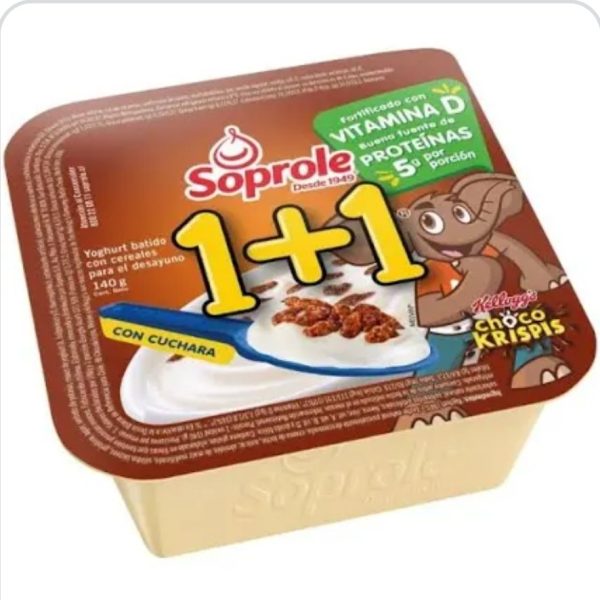 YOGURT CHOCO KRISPIS SOPROLE 1+1 ZEROLACTO
