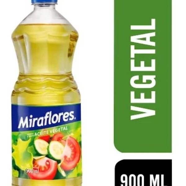 ACEITE MIRAFLORES VEGETAL 900 ML.