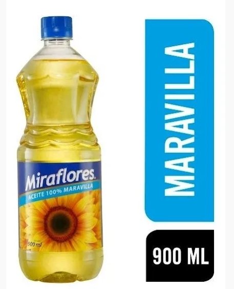 ACEITE MIRAFLORES MARAVILLA 900 ML