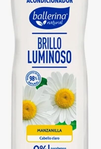ACONDICIONADOR BALLERINA BRILLO LUMINOSO MANZANILLA 750 ML