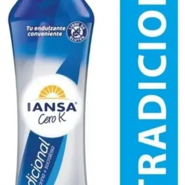 IANSA CERO K TRADICIONAL SACARINA + SUCRALOSA 250 ML