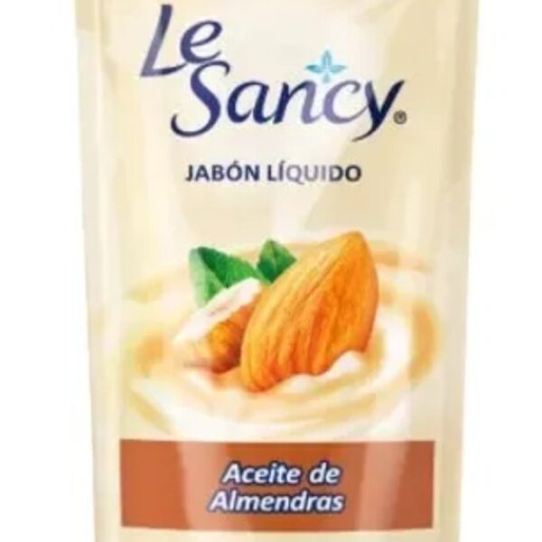 JABÓN LÍQUIDO LE SANCY ACEITE DE ALMENDRAS 450 ML