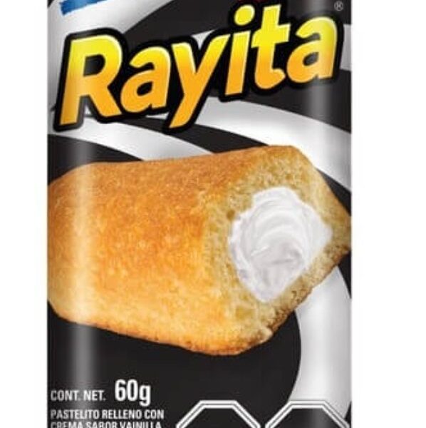RAYITA MARINELA SABOR VAINILLA 2 UNIDADES 60 GRAMOS