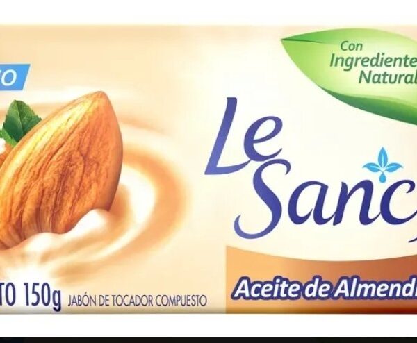 JABÓN LE SANCY ACEITE DE ALMENDRAS 150 GRAMOS 2 UNIDADES