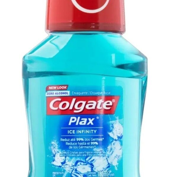 COLGATE ENJUAGUE BUCAL PLAX ICE 180 ML