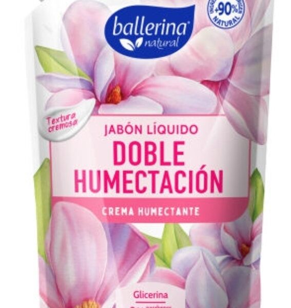 JABÓN LÍQUIDO DOBLE HUMECTACIÓN BALLERINA CREMA HUMECTANTE 750 ML