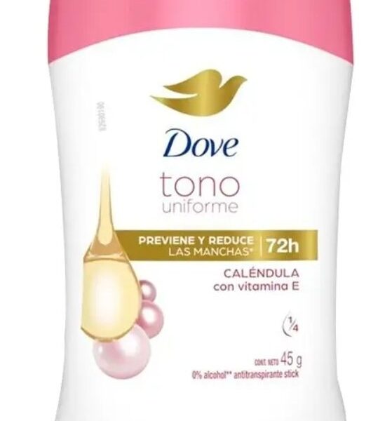 DESODORANTE DOVE TONO UNIFORME CALÉNDULA 72 HORAS 45 GRAMOS
