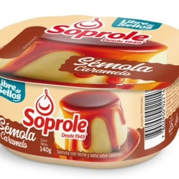 SEMOLA CARAMELO SOPROLE 140 GRAMOS