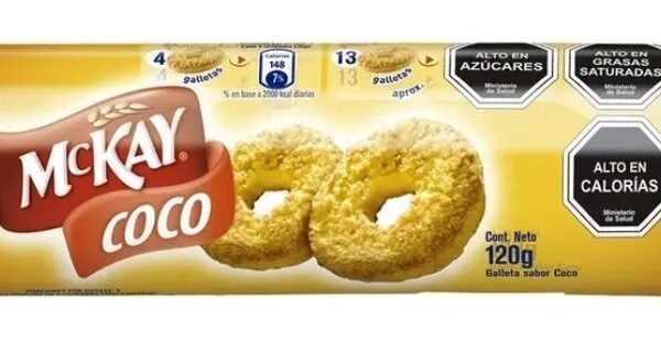 GALLETAS MCKAY SABOR COCO 120 GRAMOS