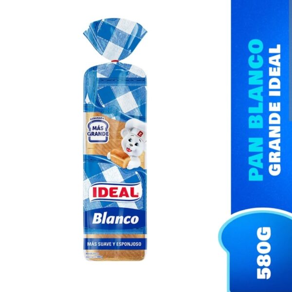 PAN IDEAL BLANCO 580 GR.