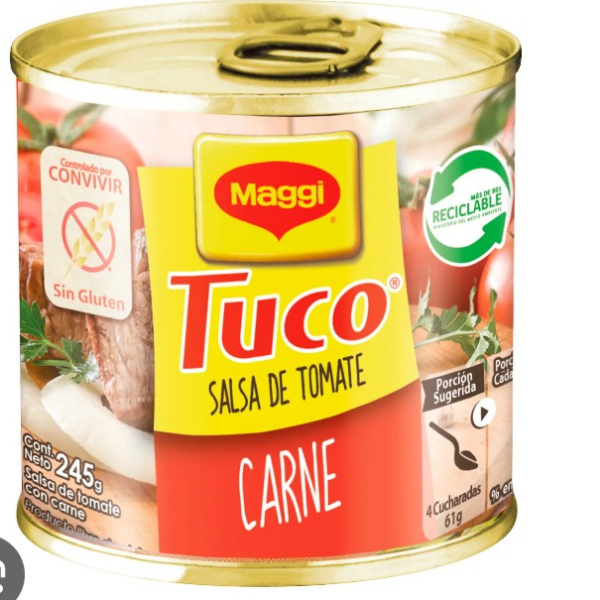 SALSA DE TOMATE TUCO 250 GRAMOS