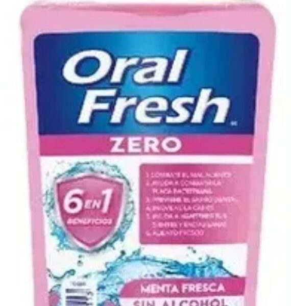 ORAL FRESH ZERO 6 EN 1 MENTA FRESCA 250 ML