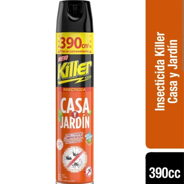 INSECTICIDA KILLER CASA Y JARDIN 390CM.