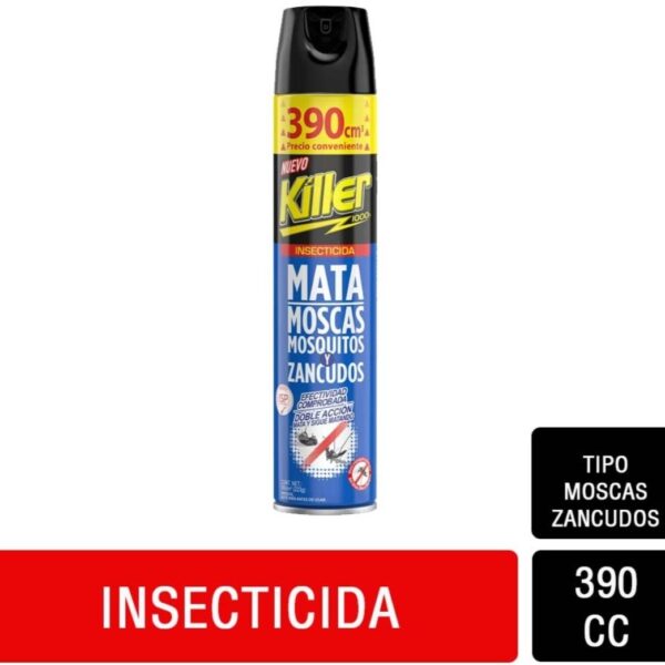 INSECTICIDA MATA MOSCAS Y ZANCUDOS KILLER 390 CM.