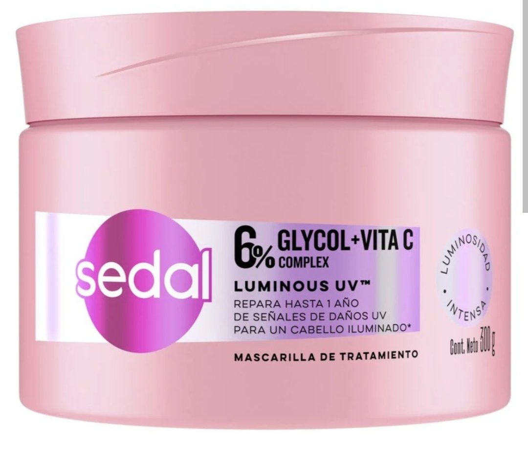 2026/05/47249.jpg MASCARILLA DE TRATAMIENTO SEDAL LUMINOUS UV 300 GR. - Imagen 1