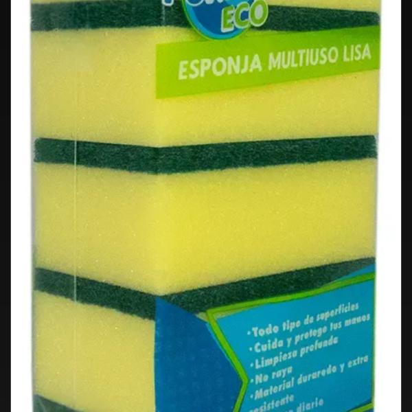 ESPONJA MULTIUSO LISA 5 UNIDADES