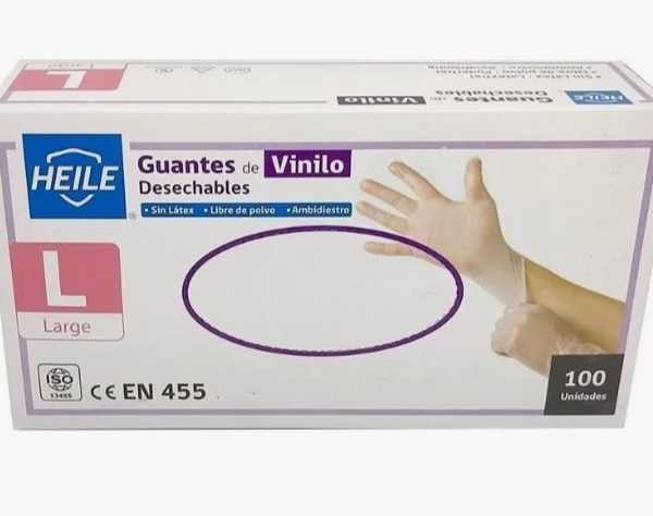 GUANTES DE NITRILO DESECHABLES TALLA L